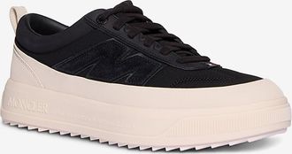 Moncler Niedrige Nylon- und Ledersneakers Moncler Altive