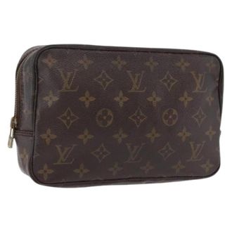 Louis Vuitton Pre-owned Monogram Clutch Bag - Dames - Pre-owned - Bruin - Maat: ONE Size