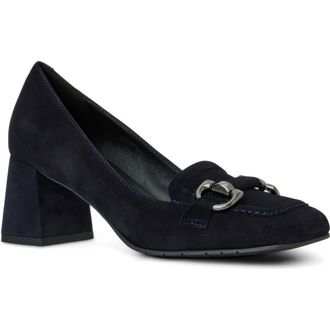 Aquatalia Corrina Weatherproof Loafer Pump in Navy at Nordstrom Rack, Size 5.5