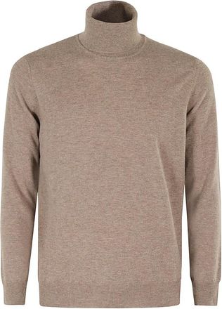 KANGRA Stijlvolle Gebreide Trui voor Mannen - Heren - Coltruien - Bruin - 2XL - Truien & Vesten