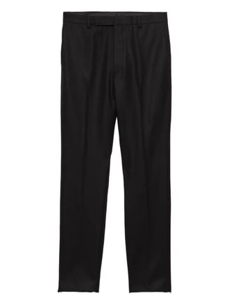Prada cashmere stretch trousers - men - Cashmere - 56 - Black