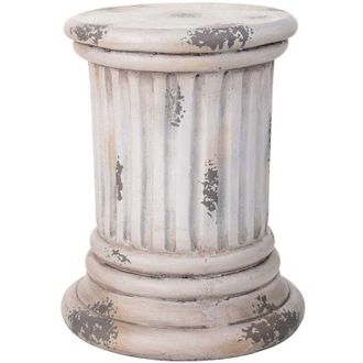 Wanderlust Deco Wanderlust Deco - Columna Decorativa Color Piedra, 34x34x42h Cm