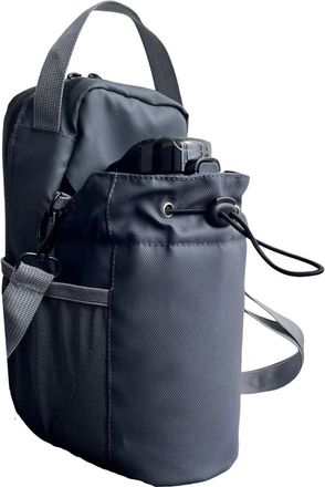 Generic Magnetic Bottle Bag Sling Bag for Men and Women Handbag for Gym, Travel, Work, and Sports With Cell Phone Pocket Portable Gym Water Bottle Bag (gray)