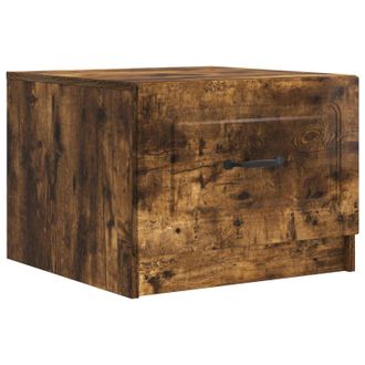 vidaXL Mesa De Caf&eacute; Roble Ahumado 49 X 50 X 37 Cm Madera De Ingenier&iacute;a Vidaxl