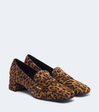 Prada Salones de piel con estampados