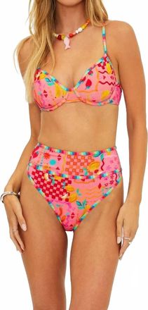 Beach Riot Womens Carlotta Bottom In Passion Fruit