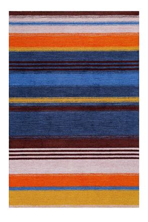 Wecon Home Alfombra rayada estilo vintage 70x140