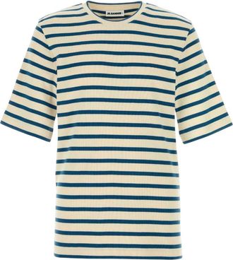 Jil Sander Beige Crew Neck T-Shirt