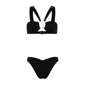 La Reveche Bikinis, female, Black, Size: L Black Sea Clothing for Women