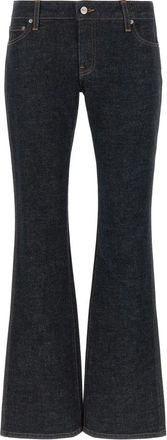 Khaite Conforti Jean - Dames - Flared Jeans - Blauw - W25 - Katoen - Jeans