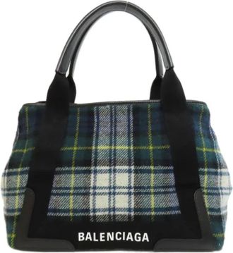 Balenciaga Pre-owned Tote Bags, female, Multicolor, Size: ONE SIZE Pre-owned Wool handbags