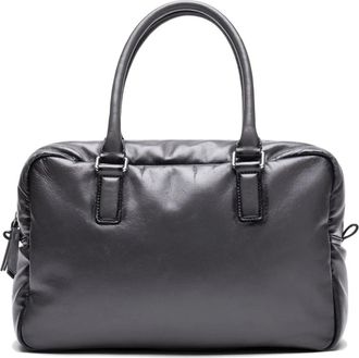 Stand Studio Bruine leren handtas met bovenhandvatten - Dames - Handtassen - Grijs - ONE Size - Leer - Tassen