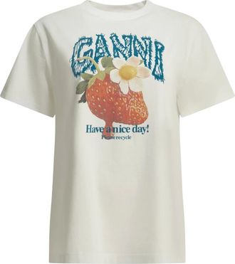 Ganni Donna, Top, Bianco, M, new