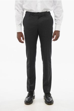 Corneliani Virgin Wool ACADEMY Pants with Belt Loops size 46