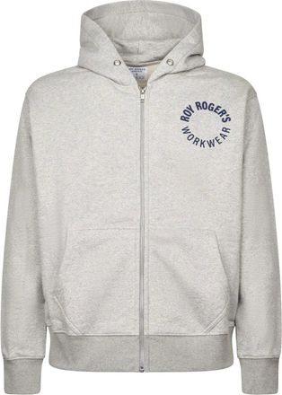 Roy Rogers Zip-through Sweatshirt - Heren - Sweatshirts & Hoodies - Grijs - Maat: L
