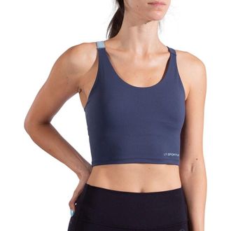 La Sportiva Cosmosis Bra Tank Top - Womens in Night Sky/limestone at Nordstrom, Size X-Large