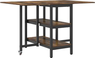 vidaXL Mesa De Comedor 122 X 80 X 76,5 Cm Madera De Ingenier&iacute;a Vidaxl