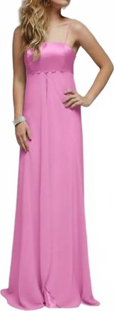 Milano Formals Silken Symphony Gown In Pink