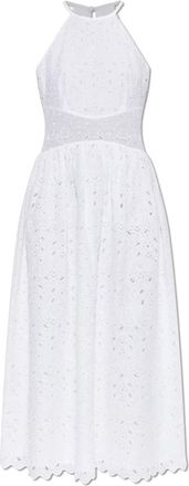 Frame Denim Mouwloze Jurk - Dames - Casual kleedjes - Wit - M - Katoen - Kleedjes