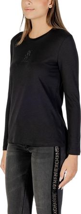 A|X Armani Exchange Cotton Long-Sleeve T-Shirt - Black