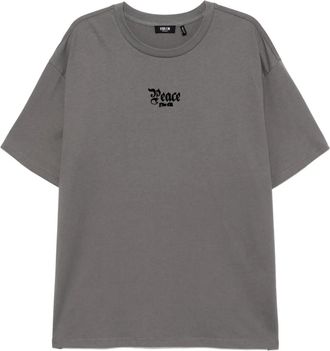 Five CM logo print T-shirt - men - Cotton - M - Grey