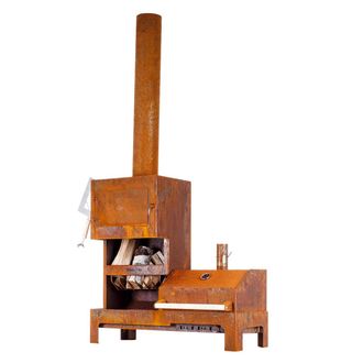 Weltevree Outdoor Stahlofen XL, rostbraun