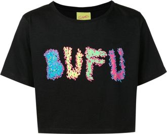 Amir Slama graphic-print cotton T-shirt - unisex - Cotton - XGG - Black