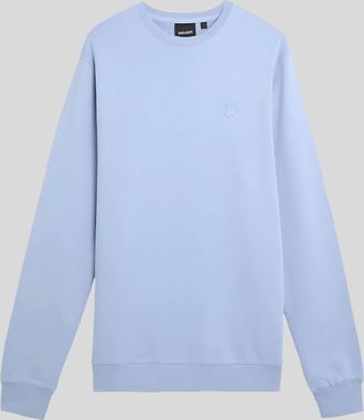Lyle & Scott Lyle And Scott Mens Superfine Cotton Crew Neck Sweatshirt - Blue - Size: XXL
