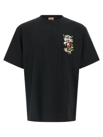 Kenzo Wild Tiger Embroidered T Shirt