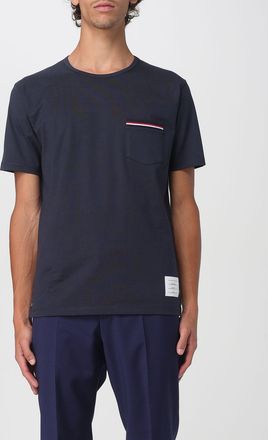 Thom Browne T-shirt Thom Browne in cotone con banda a righe