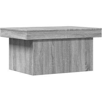 vidaXL Vidaxl - Mesa De Centro Madera De Ingenier&iacute;a Gris Sonoma 80x55x40 Cm