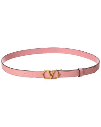 Valentino Vlogo Signature Leather Belt