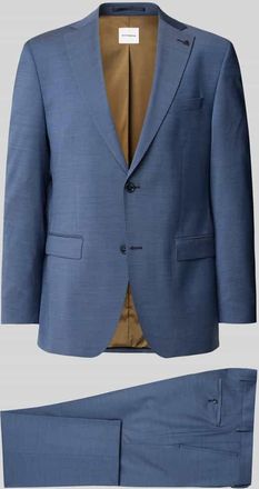 Roy Robson Regular Fit Anzug aus Schurwoll-Mix mit 2-Knopf-Sakko in Hellblau, Gr&ouml;&szlig;e 52