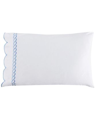 Melange Home M&eacute;lange Home 600 Thread Count Scallop Rope Embroidery Pillowcases
