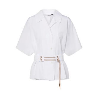 Max Mara 2619111093600 Shirt - female - Max Mara - Shirts - White - M - Blouses & Shirts