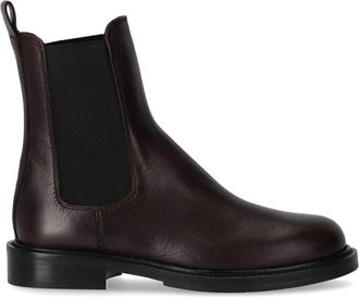 Guglielmo Rotta Bordeaux Chelsea Boot met Elastische Tong - Dames - Chelseaboots - Rood - 37 1/2 EU - Leer - Schoenen