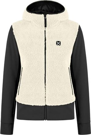 Montura Sherpa Mix Jas - Dames - Fleece jassen - Beige - M - Wol - Fitness