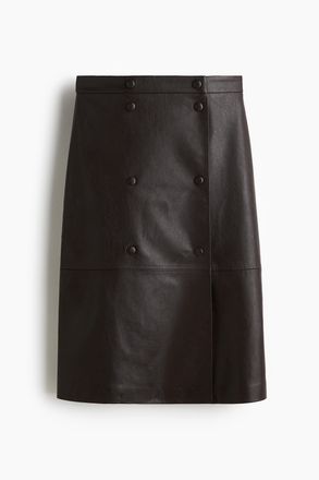 H&M Wickeljupe mit Coating - Dunkelbraun