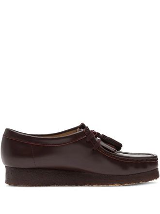 Clarks Derby Wallabee in pelle - Marrone