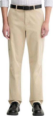 Paul Smith Stretch Katoenen Chino Broeken - Heren - Chinos - Beige - W32 - Katoen - Broeken