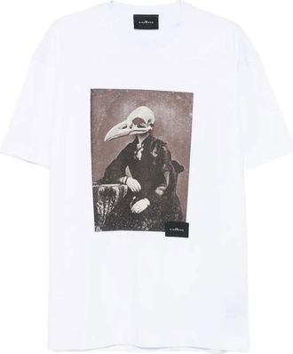 John Richmond T-shirt con stampa - Bianco