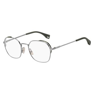 Fendi FF M0090 Optical Frame - Heren - Brillen - Grijs - 53 MM - Accessoires