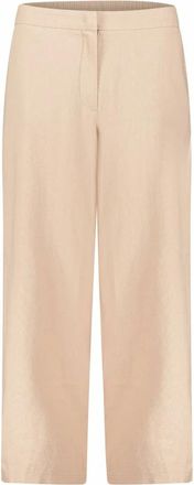 Betty Barclay Broek met cropped lengte - Dames - Broeken - Beige - Maat: 3XL