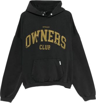 Represent Felpa Owners Club con cappuccio - Nero
