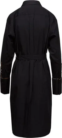 Burberry Womens Dresses Casual Black Cotton Apparel