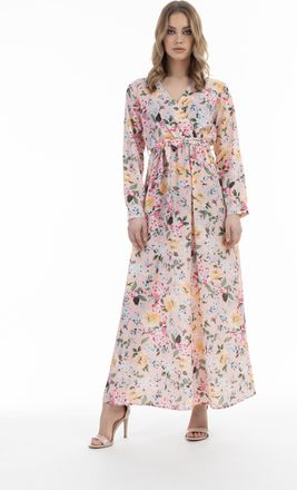 Faina maxi jurk met bloemenprint