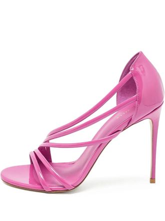 Le Silla cross-strap heeled sandals - Purple