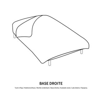 La Redoute Interieurs Dekbedovertrek in gewassen katoen, Majari
