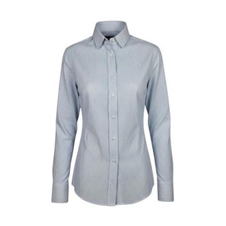Xacus Dames, Blouses & Shirts, Blauw, Maat: L Jersey