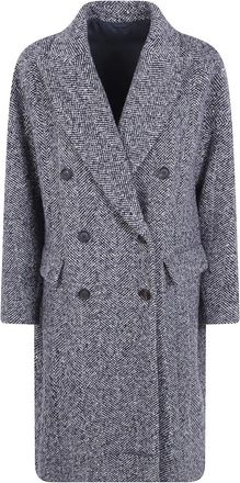 Brunello Cucinelli Dames, Mantels, Zwart, Maat: L